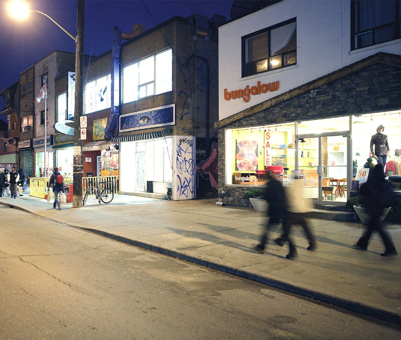 Street view of Bungalow - Vintage Furniture Stores Toronto