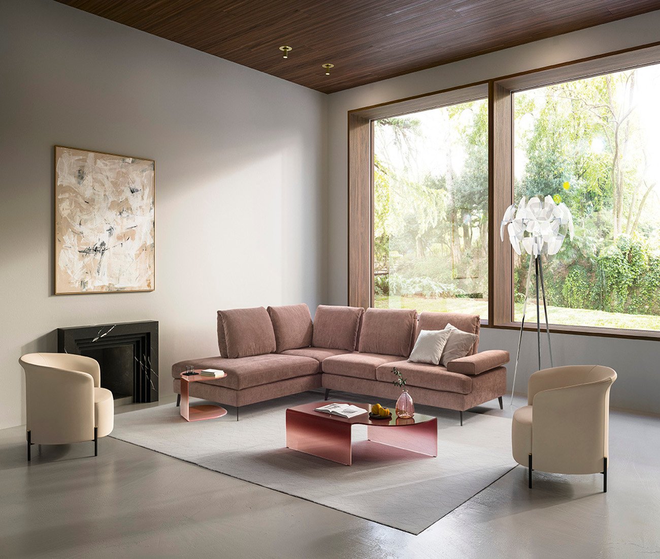 Calligaris sectional couch